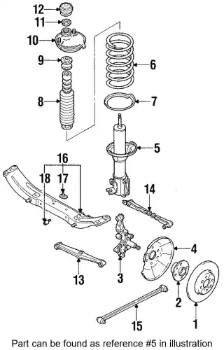DAMPER,REAR BR70-28-700A-9U MAZDA