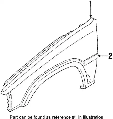 Крыло MAZDA UB40-52-111E