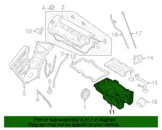 PAN,OIL PAN/GASKET/B ZZC2-10-400 MAZDA