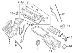 PAN,OIL PAN/GASKET/B ZZC2-10-400 MAZDA