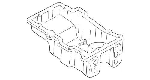 PAN,OIL PAN/GASKET/B ZZC2-10-400 MAZDA