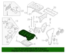 Поддон картера двигателя MAZDA FSY1-10-030