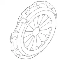 Корзина сцепления MAZDA PE01-16-410