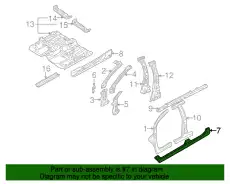 PANEL(L),SIDE SILL B2YD-71-270 MAZDA