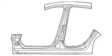 PANEL(L),SIDE SILL B6YS-71-271 MAZDA