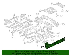 PANEL(L),SIDE SILL GJR954950C MAZDA