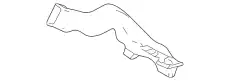DUCT(R),HEATER SIDE BBM4-61-157A MAZDA