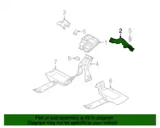 DUCT(R),HEATER SIDE BBM4-61-157A MAZDA