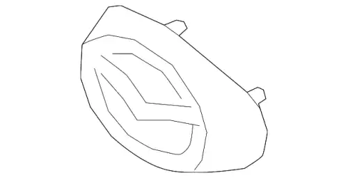  BRACKET(C) GRILLE KB8A50721 MAZDA