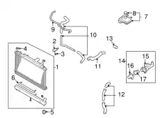 Расширительный бачок MAZDA AJ57-15-350D