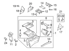 ПАНЕЛЬ ОТДЕЛКИ ДВЕРИ TE69-64-340B MAZDA