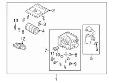 ELEMENT,AIR CLEANER ZZC4-23-603 MAZDA