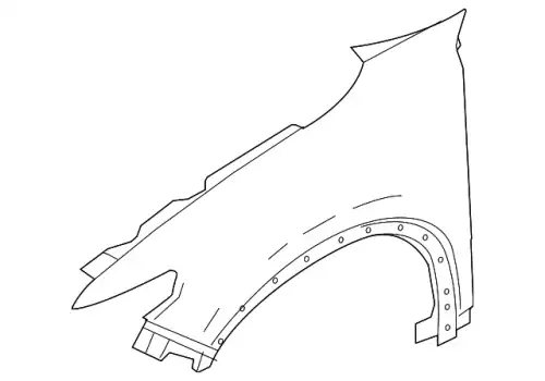PANEL(R),FENDER-FRT. TK4852111E MAZDA