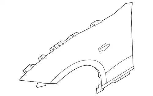 PANEL(R),FENDER-FRT. N24352111A MAZDA