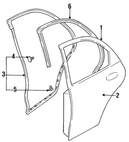 PANEL(R),OUT.-R.DOOR BC1D-72-031B MAZDA