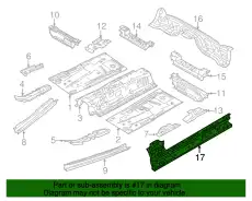 PANEL(R),SIDE SILL TK4853950A MAZDA