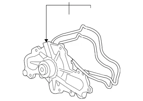 CA5115010C MAZDA Помпа две звездочки