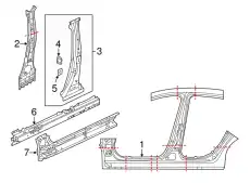 PANEL)Lx-SIDE SILL BJY7-71-271 MAZDA