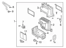 EVAPORATOR TA01-61-J10B MAZDA