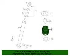 пружина задняя TD1328011 MAZDA