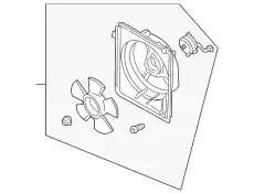 FAN,ADDITIONAL KL68-15-035 MAZDA