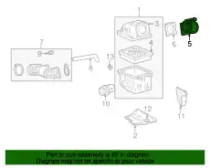 Расходомер воздуха 1F22-13-210R-0A MAZDA