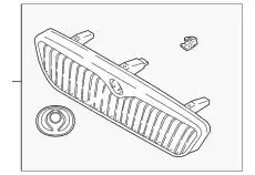 Решетка радиатора MAZDA T043-50-710