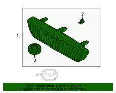 Решетка радиатора MAZDA T043-50-710