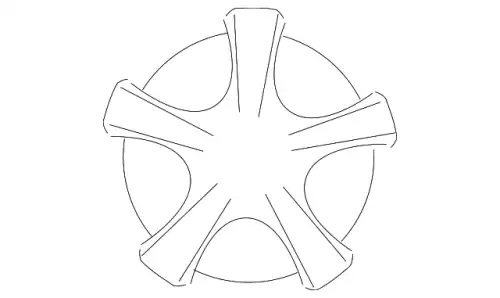 Рулевое колесо MAZDA 9965-42-6560