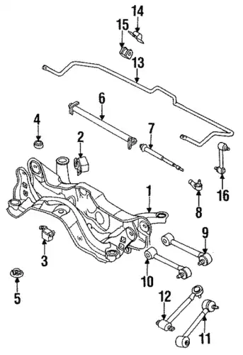 Рычаг подвески MAZDA H380-28-600B