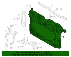 PANEL,SHROUD D10E-53-110A MAZDA