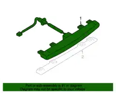 Стоп-сигнал дополнительный G22C-51-580B MAZDA