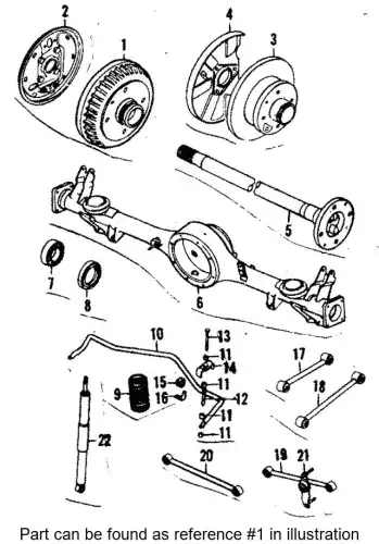 Тормозной барабан 8940-26-251A MAZDA