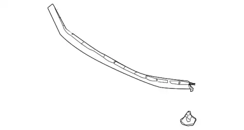 Уплотнитель капота GK2A-56-770D MAZDA