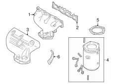 Прокладка глушителя MAZDA BP48-40-581