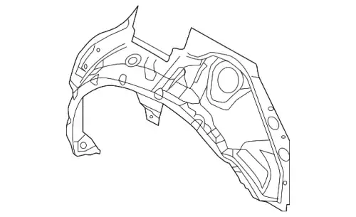 PILLAR(L),REAR INNER KDY37111YD MAZDA