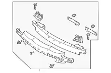 Усилитель бампера MAZDA BN7H-50-070A