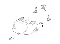 Фара MAZDA EC02-51-030A