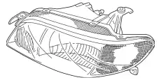 Фара MAZDA BL8D-51-0K0D