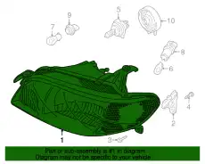 Фара MAZDA BL8D-51-0K0D