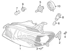 Фара MAZDA BL8D-51-0K0D