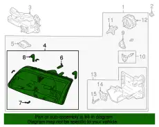 Фара MAZDA GD8A-51-0K0