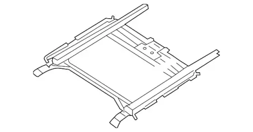 FRAME,SLIDING ROOF FF23-69-840 MAZDA
