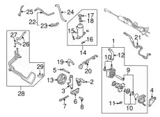 PIPE ( W/ O-RINGS ) GB6H-32-430B MAZDA