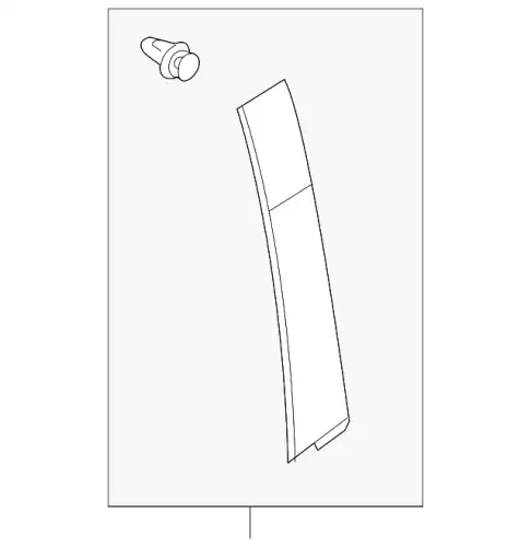 GARNISH(R),FRONT DOOR KB8A50M10B MAZDA