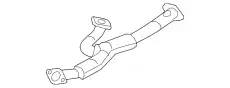 Прокладка глушителя MAZDA CA01-40-500B
