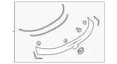 GARNISH,LIFT GATE KB7W50810N13 MAZDA