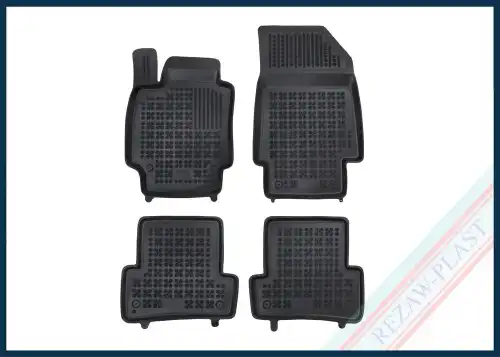 Коврики в салон REZAW-PLAST 201906 Renault Clio Captur 2005-2019 4 шт., черный