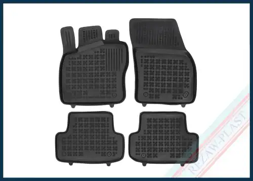 Коврики в салон REZAW-PLAST 200123 Volkswagen T-Roc 2017-н.в. 4 шт., черный