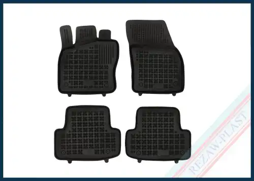 Коврики в салон REZAW-PLAST 202008 Seat Ateca 2016-н.в. 4 шт., черный
